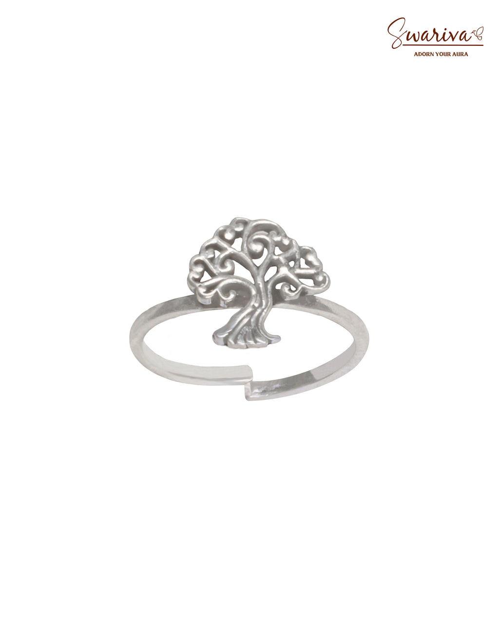 Silver Vriksha Ring