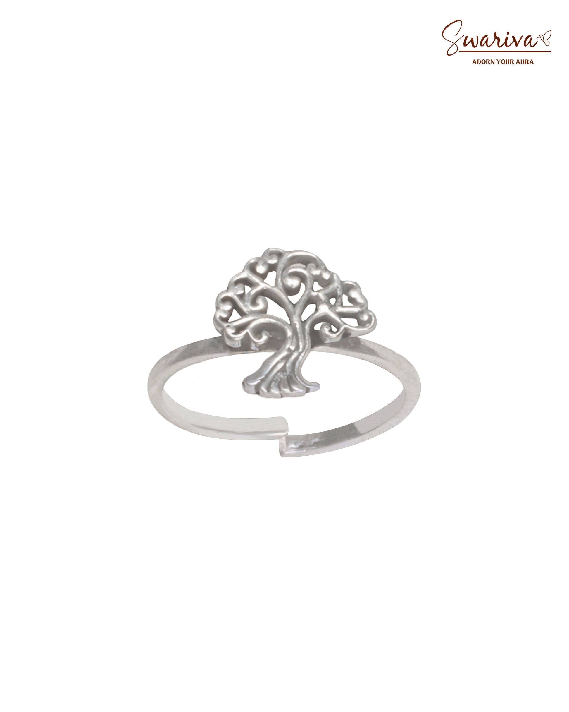Silver Vriksha Ring