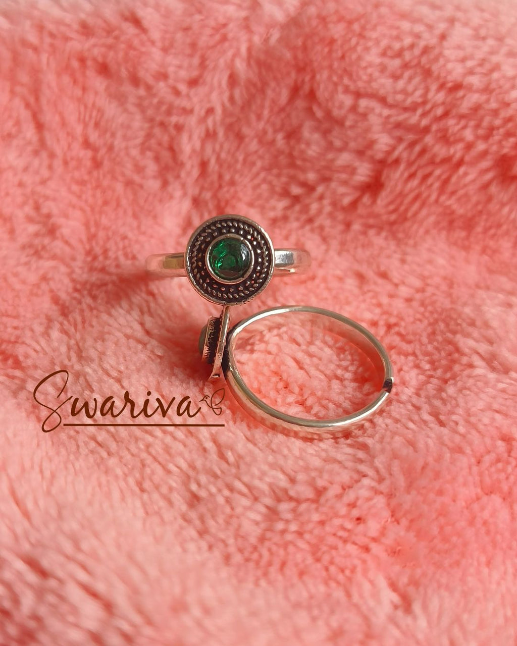 Royal Green Toe Ring