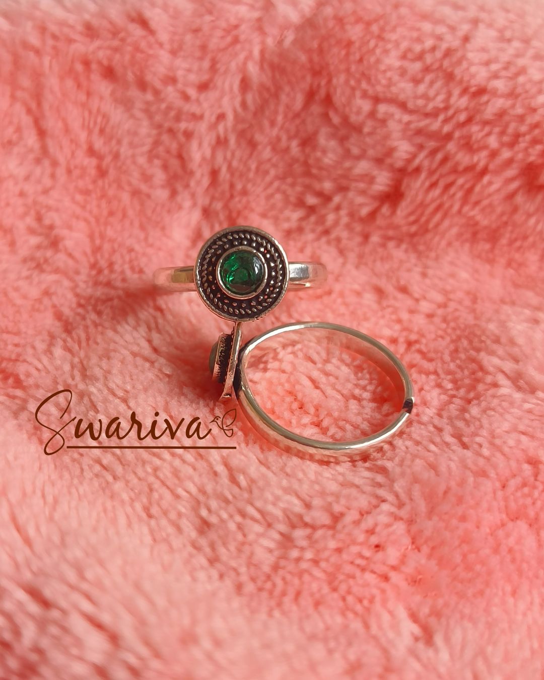Royal Green Toe Ring