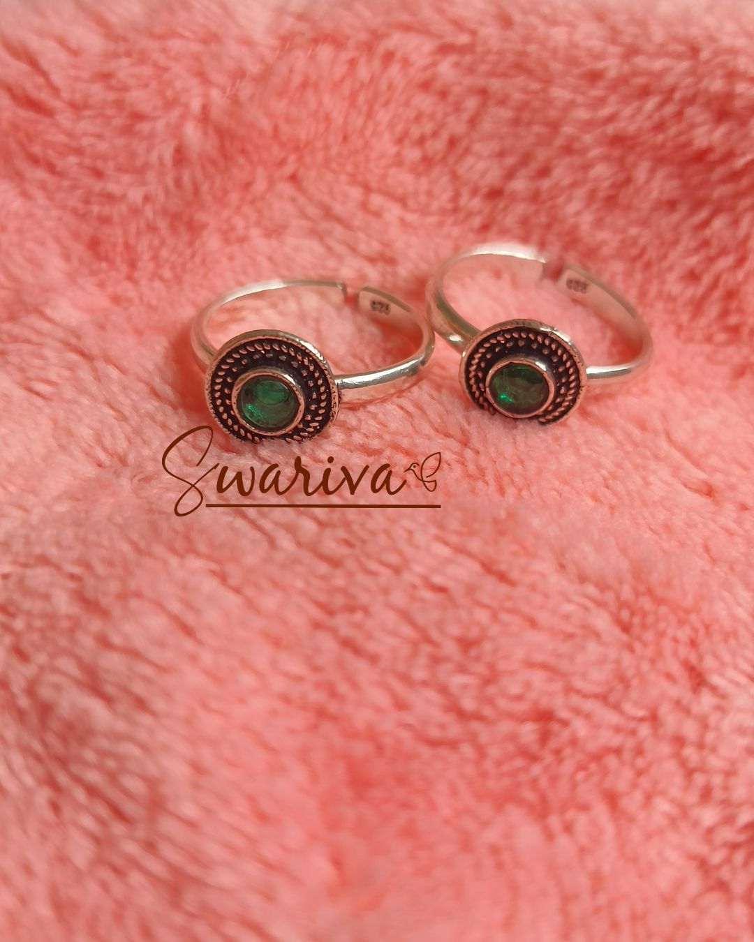 Royal Green Toe Ring