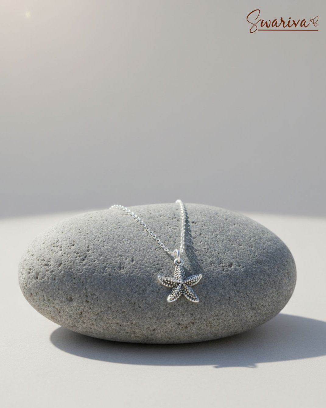 Silver Starfish Necklace